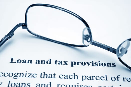 Loan and tax provisions