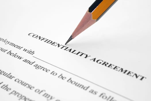 Confidential agreement