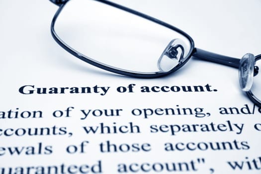 Guaranty of account