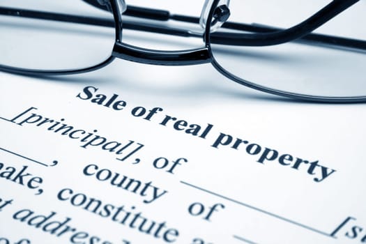 Sale of real property