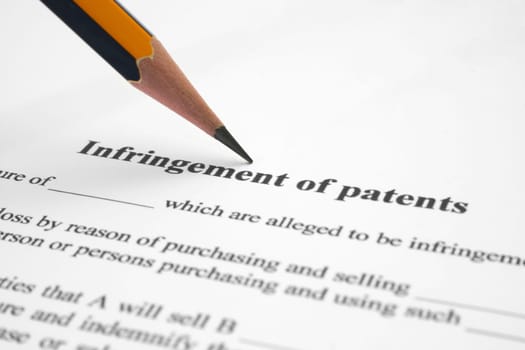 Infrigement of patents