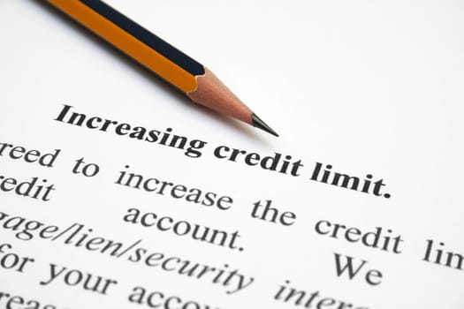 Increasing credit limit