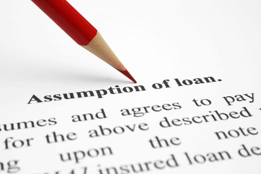 Assumption of loan