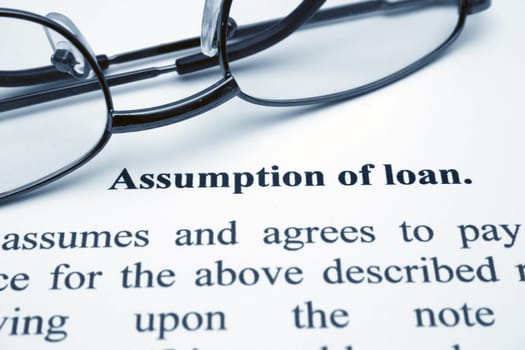 Assumption of loan