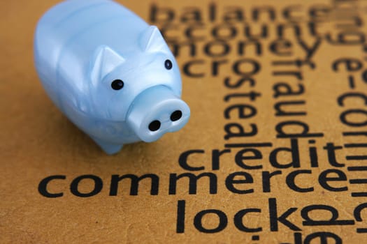 Commerce and piggy bank