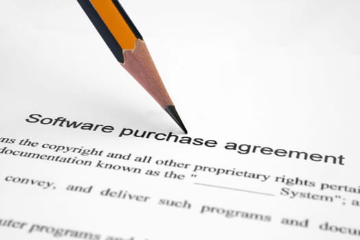 Software purchase agreement