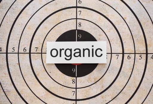 Organic target