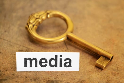 media and key concept
