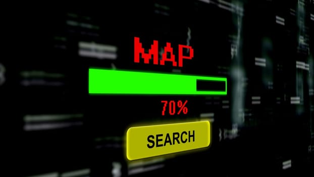 Search for map online  progress bar