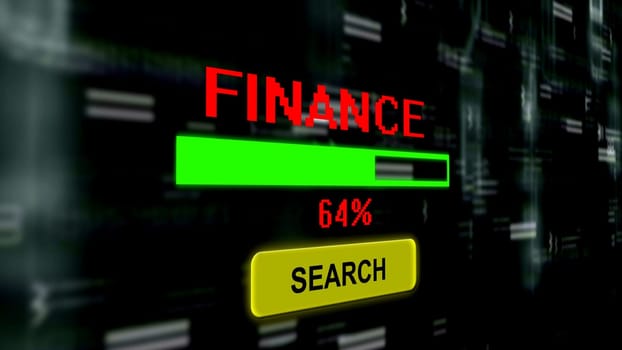 Search for finance online progress bar