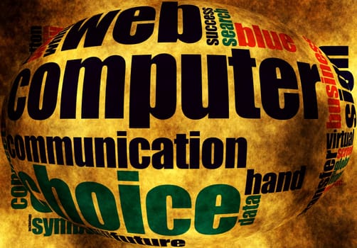 Internet word cloud