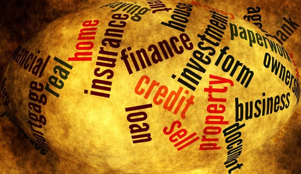 Finance word cloud