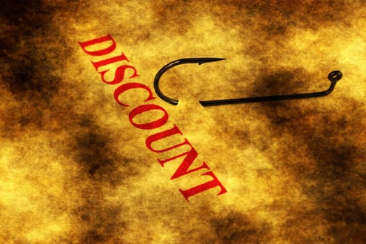 Concept of discount and hook