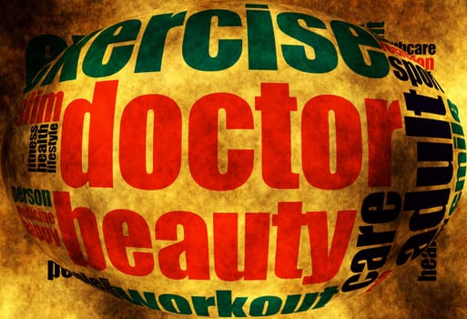 Health word cloud