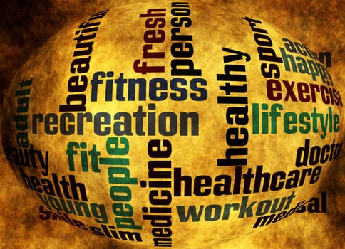 Health word cloud