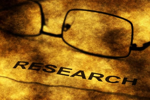 Research text  grunge concept