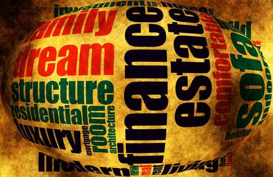 Home finance word cloud