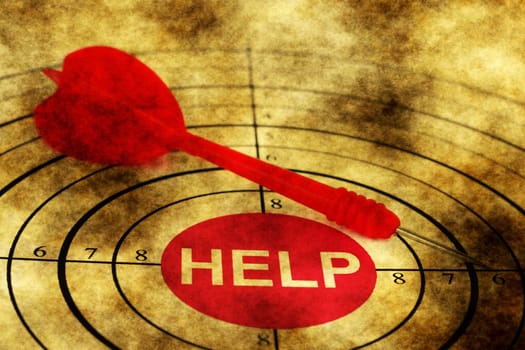 Help target grunge concept