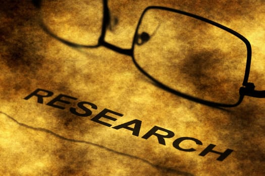 Research text  grunge concept