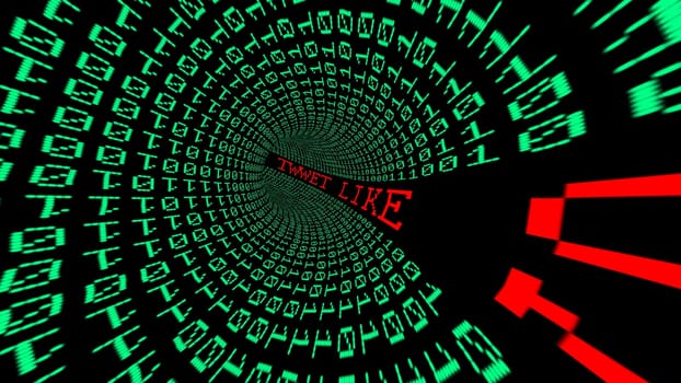 Tweet like data tunnel