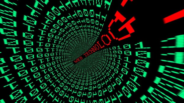 Web technology data tunnel