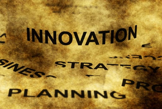 Innovation grunge  concept