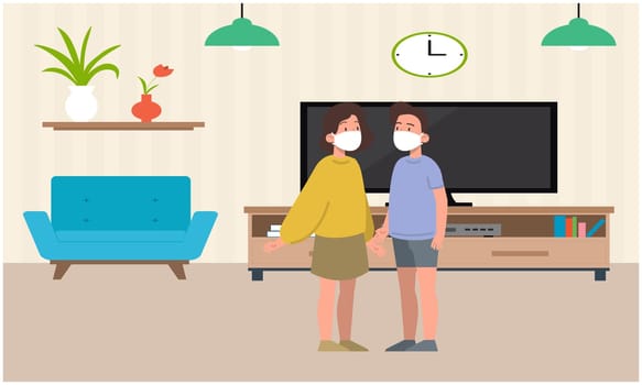 kids are playing and watching television at home