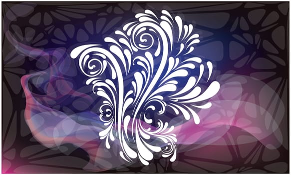 the magic of white flowers art work along with leaves