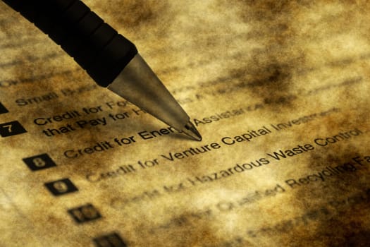 Credit form grunge concept
