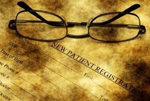Patient information grunge application