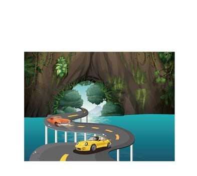All the cars on road only
