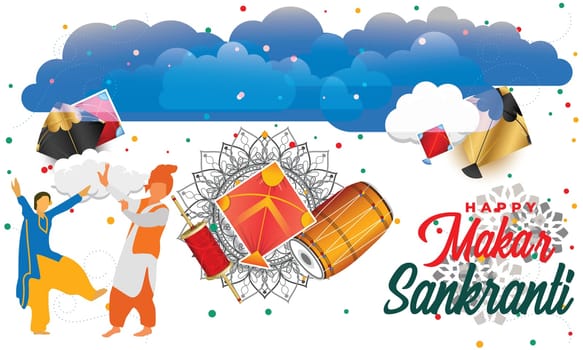 people are dancing and flying kites on this occasion in the cloudy day
