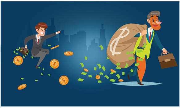 everyone is running for earning money from others in business