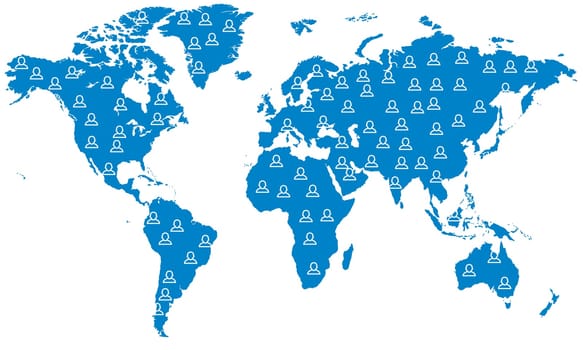 a world is connected by business, people and good habits