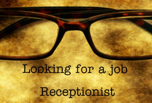 Looking for a job - receptionist