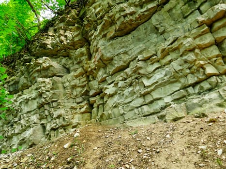 Jura limestone shifts of the Swabian Alb in Germany