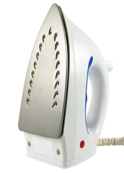Home steam iron isolated on the white surface