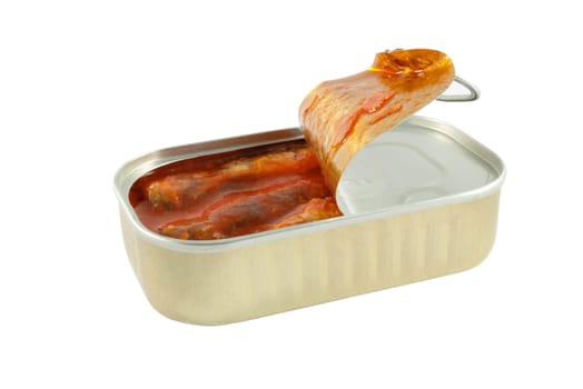 sardines in tomato sauces in can