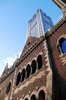 beautiful different style buildings in Melbourne