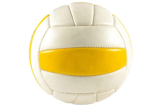 Ball of the handball game isolated on white