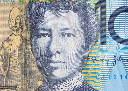 australian ten dollars note portrait