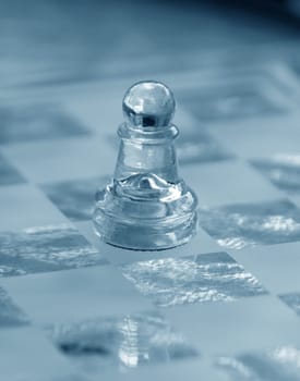 chess piece closeup