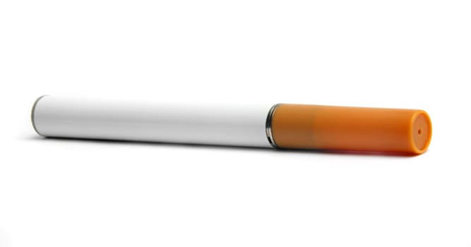 electronic cigarette on white  background
