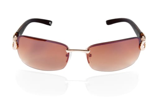 sunglasses isolated on the white surface