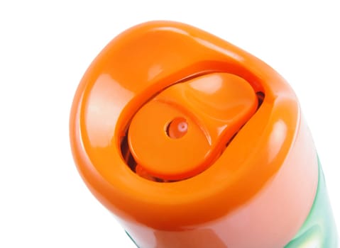 air freshener bottle over white