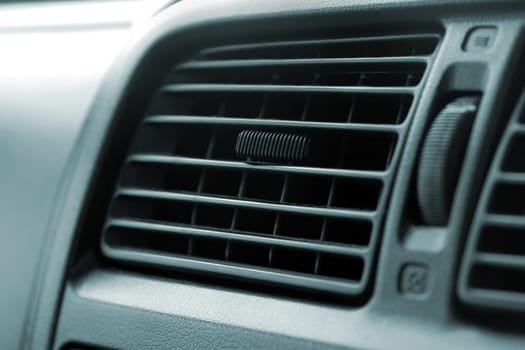 car interior.air conditioner. very shallow DOF
