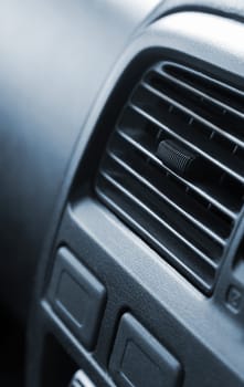 car interior.air conditioner. very shallow DOF