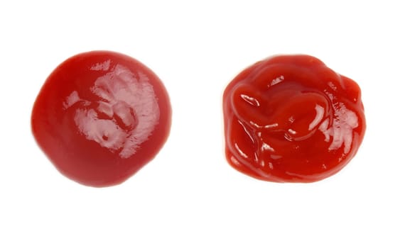 tomato sauces set  isolated over white
