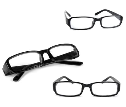 set of eye glasses over white