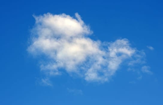 bright sky and clouds in summer